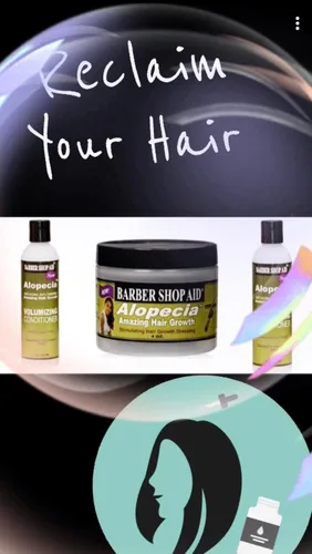 Miniatura 2 de Alopecia Acondicionador Voluminizador Anti-Adelgazamiento para el Crecimiento del Cabello (botella de 8oz) - Barber Shop Aid