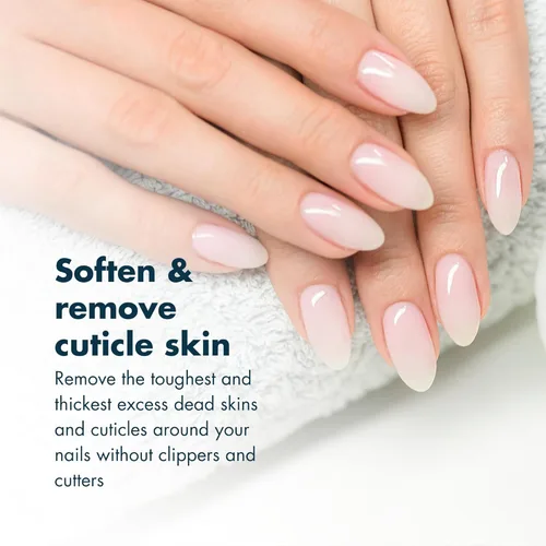 Miniatura 3 de DeEnti Gel removedor de cutículas instantáneo, eucalipto, botella de 8 onzas, suavizante profesional de cutículas, suministros de manicura