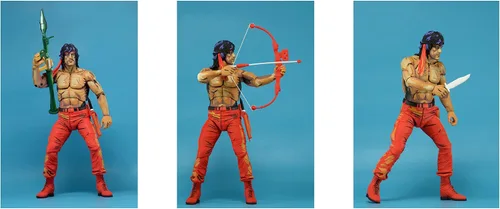 Miniatura 5 de NECA Rambo 7" First Blood Part II Figura de acción (Classic Video Game Apariencia)