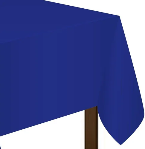 Miniatura 6 de Mantel de plástico negro azabache, 54 x 108 pulgadas (1 unidad), elegante esencial para eventos, perfecto para fiestas, bodas y ocasiones especiales