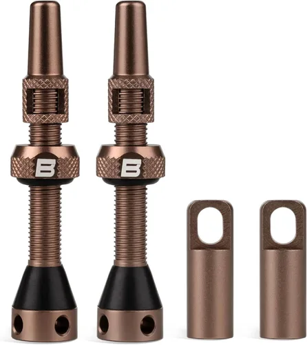 Miniatura 20 de BWSHLF Vástago de Válvula Sin Cámara Presta 40/44/55/60/65/70/80/100 mm, Kit de Vástago Presta de Aleación Super Ligera con Herramienta
