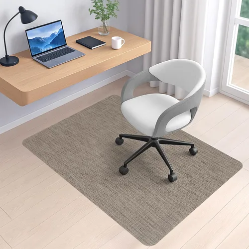 Miniatura 12 de BesWin Tapete para silla de oficina para suelos duros, 36 x 48 pulgadas, tapete de escritorio resistente para suelos de madera y azulejos, tapete
