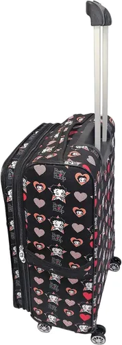 Miniatura 2 de Betty Boop Angel 3 unids equipaje conjunto 4 pares ruedas Spinner extensible 28 rosa gris