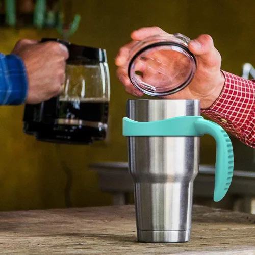 Miniatura 4 de Asa de vaso para taza enfriadora Yeti Rambler de 30 onzas, taza Rtic (estilo antiguo), Sic, Ozark Trail Grip y más tazas de vaso, sin BPA