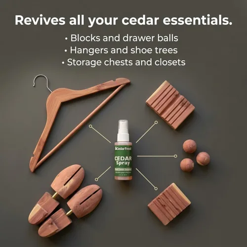 Miniatura 5 de Household Essentials CedarFresh Spray de Poder de Cedro, 2 onzas