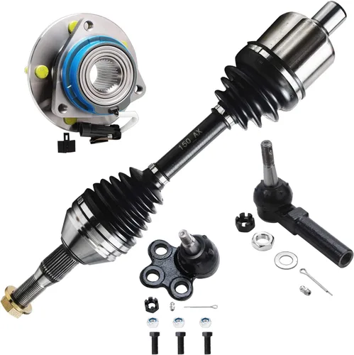 Miniatura 246 de Detroit Axle - Kit de nudillos de dirección delantera izquierda para Ford Edge Lincoln MKX 07-10, cojinete de rueda del lado del conductor, nudillo