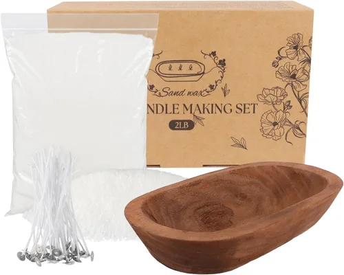 Miniatura 9 de Wfmolcand Suministros para hacer velas de cera de soja natural DIY - Hojuelas de cera de soja - Hecho de granja, sin aditivos, inofensivo y puro 2