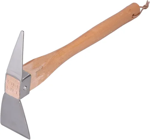 Miniatura 7 de Azada de pico de acero inoxidable con mango de madera, hachas de púa para excavar pico para excavar, azada Mattock de selección de jardín