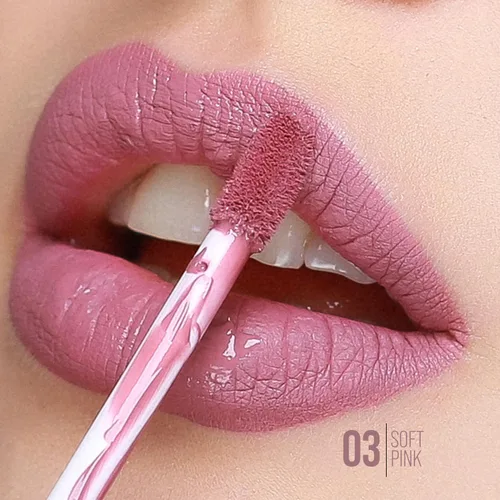 Miniatura 6 de ADEN Lápiz labial mate Tattoo - 7ML - Altamente pigmentado - Proporciona un acabado no brillante, no mancha y aterciopelado - Resistente al agua 03