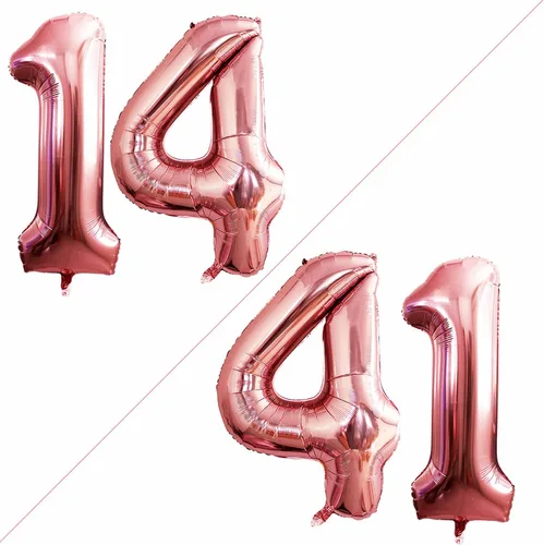 Miniatura 85 de Goer, conjunto de globos de papel aluminio para decoraciones de cumpleaños, globos de las letras de feliz cumpleaños y de números Oro