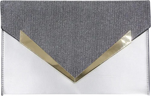 Miniatura 6 de Caviotess Women Shiny Sequin Envelope Clutch Purse Elegant Evening Bag Shoulder Handbag with Chain Strap