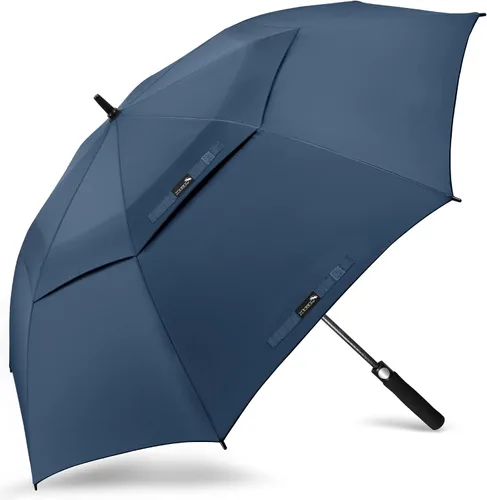 Miniatura 8 de ZOMAKE - Paraguas de golf a prueba de viento, extragrande, de gran tamaño, de doble dosel resistente para lluvia, juegos deportivos y carrito