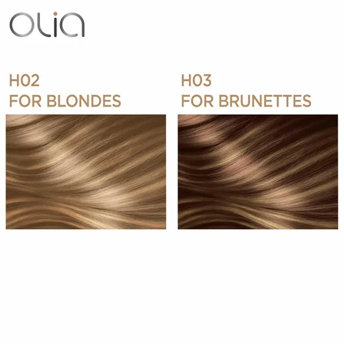 Miniatura 7 de Garnier Tinte permanente para el cabello Olia sin amoníaco, reflejos H02 para rubias, 2 unidades (el embalaje puede variar)