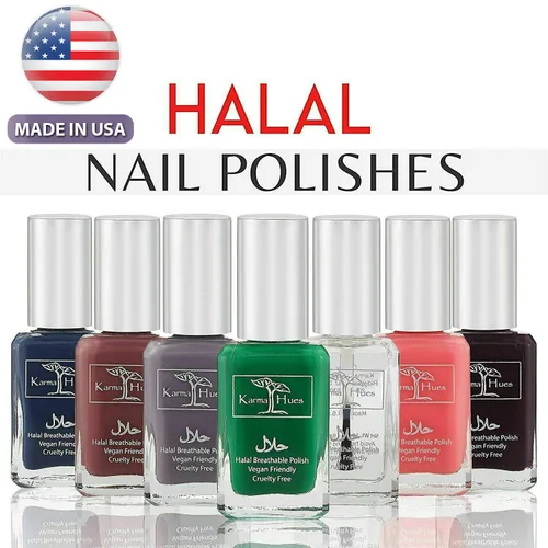 Miniatura 4 de Esmalte de uñas con certificado Halal de Karma - Verdaderamente transpirable, libre de crueldad animal y vegano - Esmalte de uñas permeable al
