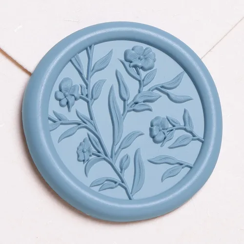 Miniatura 28 de UNIQOOO Adhesivos de sello de cera – (3 diseños en 1 unidad) para invitación de boda, 60 calcomanías autoadhesivas, perfectas para invitación