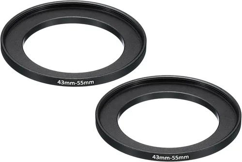 Miniatura 29 de PATIKIL Anillo elevador de metal de 1.594 in-1.693 in, paquete de 2 anillos adaptadores de filtro de lente de cámara, anillo adaptador de filtro