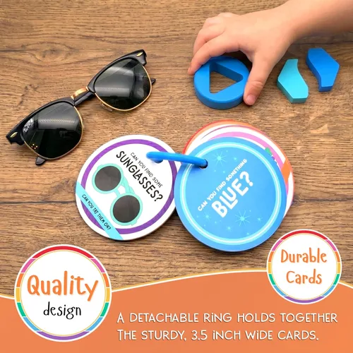 Miniatura 6 de LMC Products Juegos de Búsqueda del Tesoro para Niños Actividades para Pequeños Juegos Educativos para Niños de 2, 3 Años y Más Tarjetas
