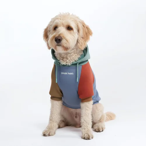 Miniatura 90 de Spark Paws Sudadera con capucha para perro, suéter de primera calidad para perros pequeños, medianos y grandes Trajes cálidos para bulldogs