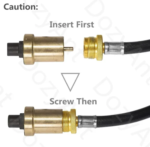 Miniatura 6 de Adaptador de tanque de propano, reemplazo de manguera para el tanque de gas LP QCC1/tipo1 con certificación CSA, conecta los aparatos de propano a