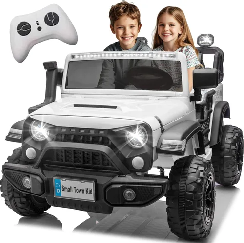 Miniatura 11 de 24V Ride on Toys for Big Kids, 2 Seater Ride on Cars with Remote Control, 400W Motor, Ride on Truck w/ 20in Wide Seat, 3 Speeds, Lights, Bluetooth