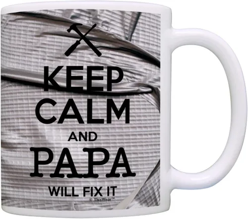 Miniatura 16 de Taza de té o café para regalo de cumpleaños con texto "Keep Calm and Nana Will Take Care of It", Rosado 11oz rosa