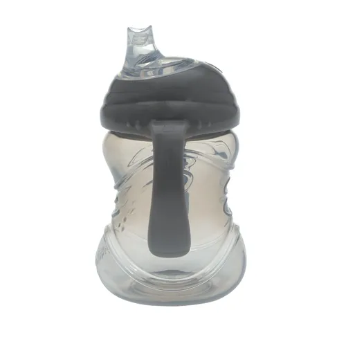 Miniatura 5 de Nuby Clik-It - Vaso para beber de entrenamiento sin derrames con asas, paquete de 2, 10 onzas, más de 4 meses, color aguamarina/rojo/naranja