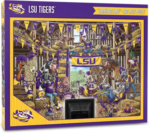 Miniatura 35 de YouTheFan NCAA Barnyard Fans - Rompecabezas de 500 piezas