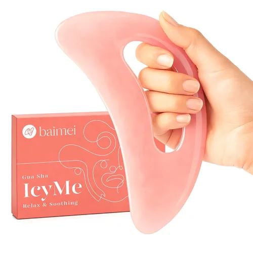 Miniatura 9 de BAIMEI IcyMe Gua Sha Herramientas faciales Masajeador facial para el cuidado de la piel, relajación y reducir las arrugas y la hinchazón