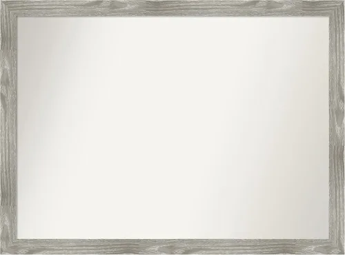 Miniatura 186 de Amanti Art Espejo personalizado, espejo de baño gris plomo a rayas, espejo de pared o espejo de tocador de baño sobre el fregadero