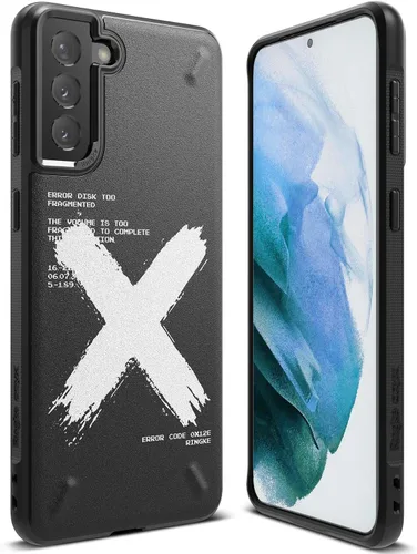 Miniatura 11 de Ringke Onyx Design - Funda compatible con Galaxy S21 Plus, TPU resistente y duradero, a prueba de golpes, con parte trasera de serigrafía, graffiti