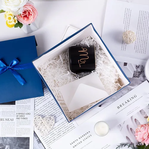 Miniatura 5 de Elephant-package Caja de regalo mediana con tapas, cinta y relleno de papel, para cumpleaños de hombres y niños, día del padre, despedida