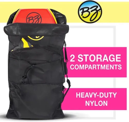 Miniatura 5 de Wham-O BZ Bodyboards - Bolsa básica para bodyboard - Nylon - Capacidad de 2 tablas (negro)
