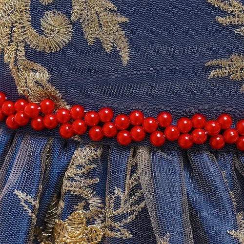 Miniatura 5 de NNJXD Vestido de princesa para bebé, con flores, para cumpleaños, bodas, fiestas