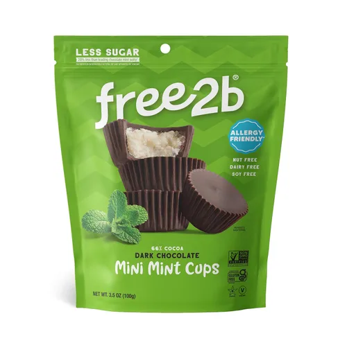 Miniatura 5 de Free2b - Mini tazas de sol de mantequilla de girasol, seguras para la escuela y aptas para alérgicos, sin gluten, sin lácteos, sin nueces y sin