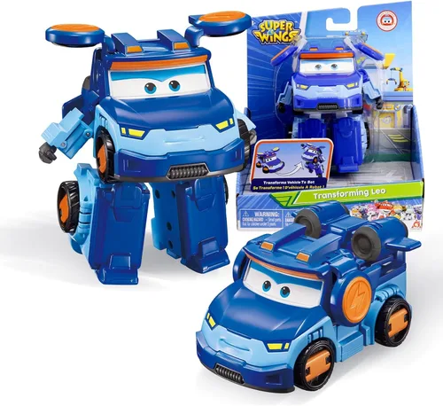 Miniatura 14 de Super Wings Toys Tino - Dinosaurio de 15 pulgadas, temporada 6, nuevo personaje, figuras de acción de Dinasour con niebla de agua, luz intermitente