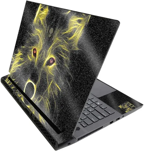 Miniatura 150 de MightySkins - Skin brillante con purpurina para Alienware M17 R3 (2020) y M17 R4 (2021) - Diversión de los años 90 Acabado duradero con purpurina