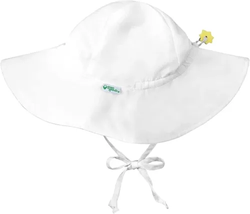 Miniatura 16 de green sprouts Sombrero de ala para bebé Protección solar UPF 50+ durante todo el día para cabeza, cuello y ojos