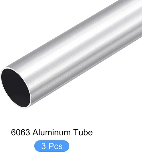Miniatura 5 de METALLIXITY Tubo de aluminio 6063 (1.063 in de diámetro exterior x 0.984 in de diámetro interior x 11.811 in de largo), 3 piezas, tubo redondo
