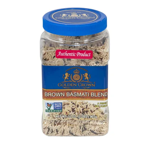 Miniatura 14 de Golden Crown Arroz Salvaje Premium Alto en Proteínas, Envejecido Naturalmente Sin Gluten + Libre de OMG Vegano, Granos Sabrosos y Deliciosos Bajos