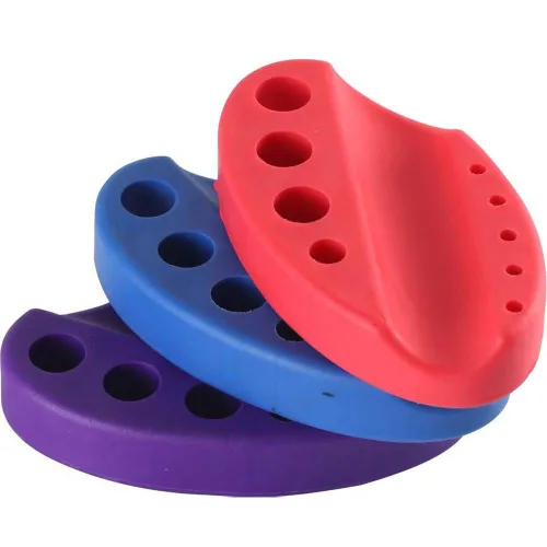 Miniatura 8 de Pinkiou Soporte de maquillaje permanente de silicona para cejas tatuaje pigmento organizador de tinta hisopos de algodón titulares de tazas Rosado