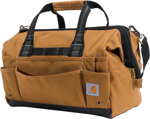 Miniatura 9 de Carhartt Onsite Bolsa de herramientas, duradera resistente al agua, bolsa de almacenamiento de herramientas, pesada, 14 pulgadas, 26 bolsillos
