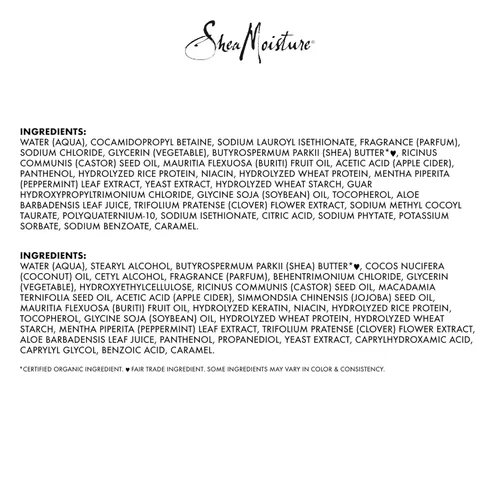 Miniatura 7 de SheaMoisture Strengthen & Restore Champú y acondicionador Paquete de 2 unidades de aceite de ricino negro jamaicano para limpiar y nutrir el cabello