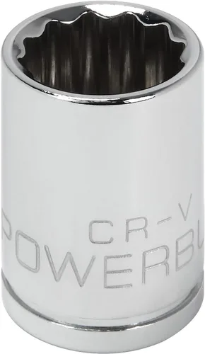 Powerbuilt 641000 - Zócalo poco profundo de 12 puntos de 3/8 pulgadas x 9/16 pulgadas