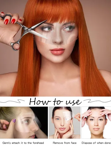 Miniatura 4 de Protector facial desechable transparente, para ducha, corte de pelo, laca y extensiones de pestañas, para cirugía de párpados y cejas, cuidado