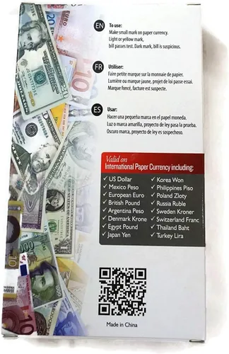 Miniatura 6 de Bolígrafos detectores de falsificaciones (paquete de 12 puntas de cincel)