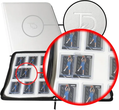 Miniatura 8 de TopDeck 200 TopLoader Binder - Carpeta álbum de 9 bolsillos para tarjetas - Fundas de almacenamiento seguro TCG - Compatible con Yugioh, Magic the