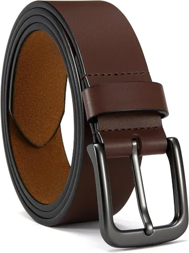 Miniatura 8 de CHAOREN Cinturones de cuero para hombre - Cinturón de 35mm de cuero genuino para jeans - Regalo para hombre para vestir casual