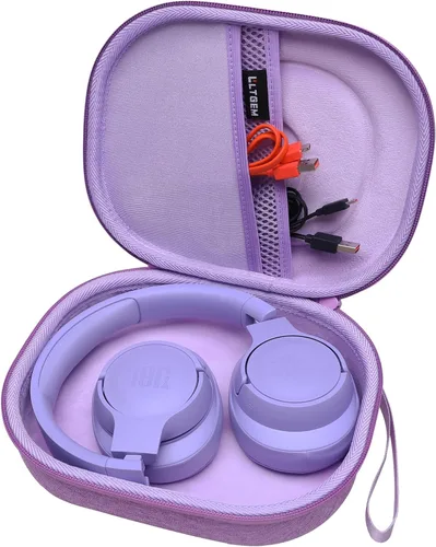 Miniatura 19 de LTGEM - Funda compatible con JBL Tune 770NC / 510BT / 720BT / 520BT / 520C / 670NC, para auriculares JBL Live 770NC / 670NC / 680NC / 780NC, azul