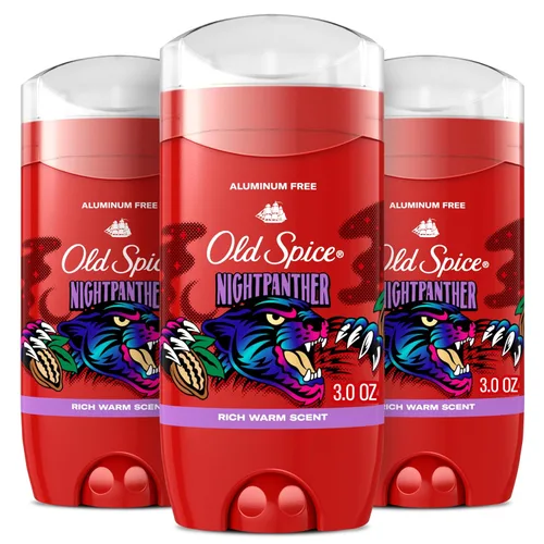 Miniatura 10 de Old Spice Desodorante sin aluminio para hombres, protección contra olores 24/7, frescura 24/7 y aroma duradero, se pone transparente, Krakengard