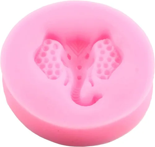 Miniatura 8 de ZiXiang Moldes de silicona para cabeza de león, molde de fondant de jirafa, elefante, cabeza de animal, molde de caramelo para decoración